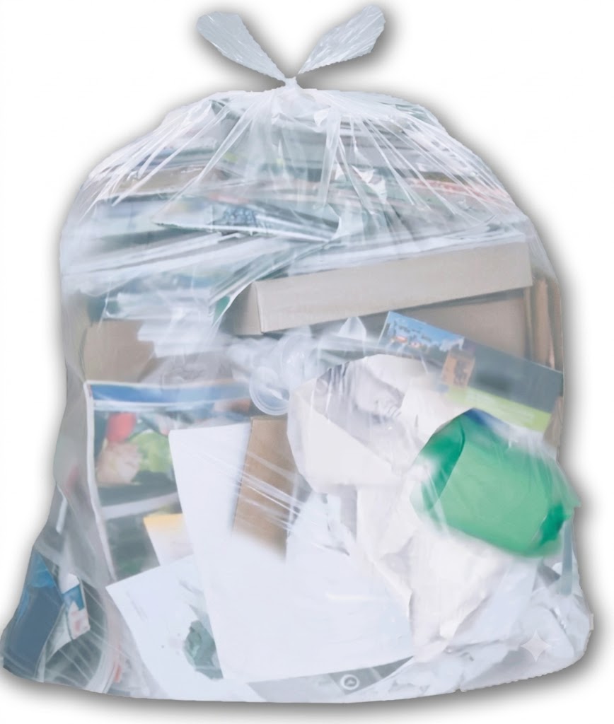 Garbage Bags - Clear - 35