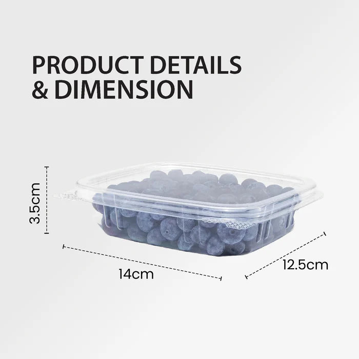 Hinged Deli Container Clear 6oz AD06