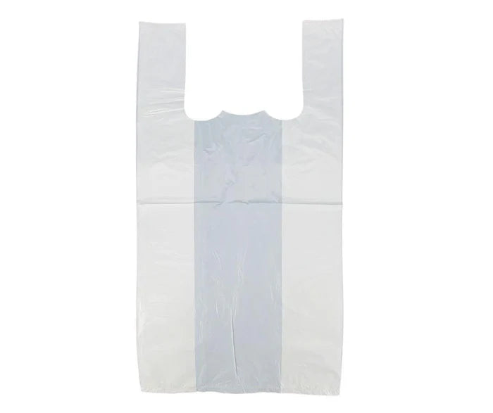 Value+ - S5 High Density - White Shopping Bags